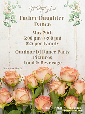 Father Daughter dance flyer