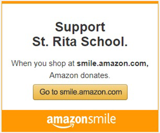 Support St Rita School. When you shop at smile.amazon.com, Amazon donates. Go to smile.amazon.com.
