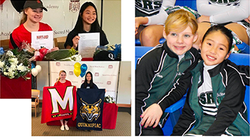 St. Rita Alumnae sign National Letters of Intent to attend and play sports at the collegiate level.